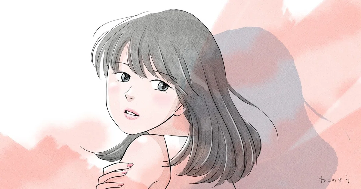 女性振り向き