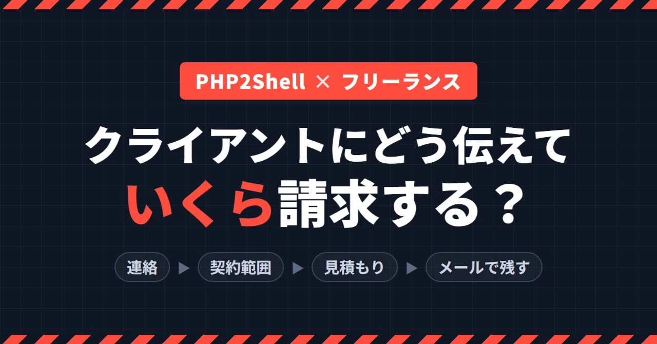 Emergency Use Handle How to communicate and bill clients for PHP2Shell response: How ...