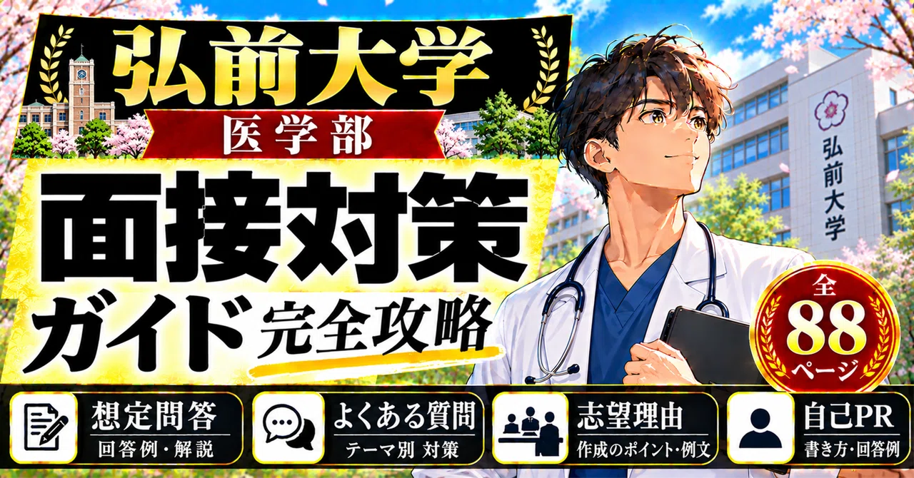 [Hirosaki University School of Medicine] Interview Preparation Guide ...