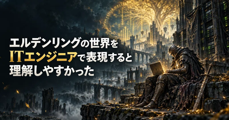 エルデンリングの世界をITエンジニアで表現すると理解しやすかった