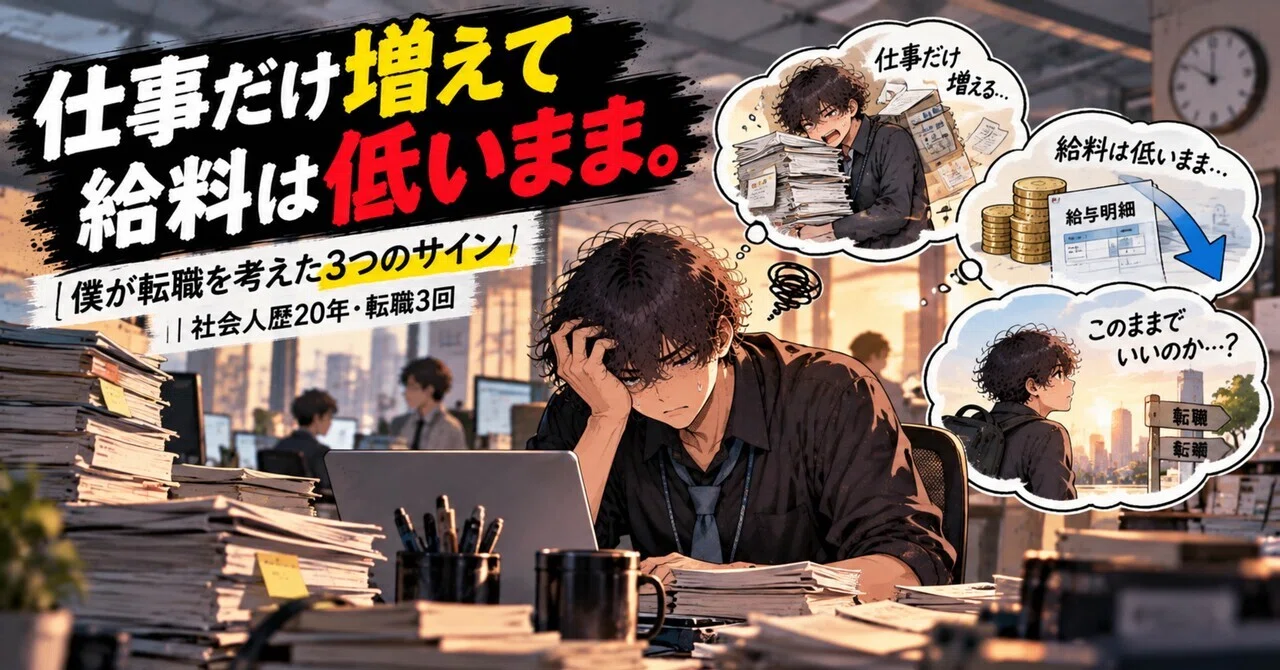 Workload increases while salary stays low. 3 signs that made me ...