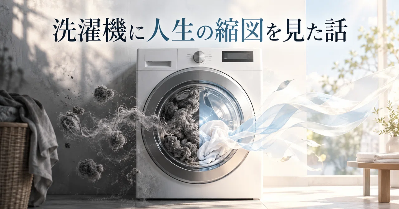 A Story About Seeing a Microcosm of Life in a Washing Machine｜Ichiro