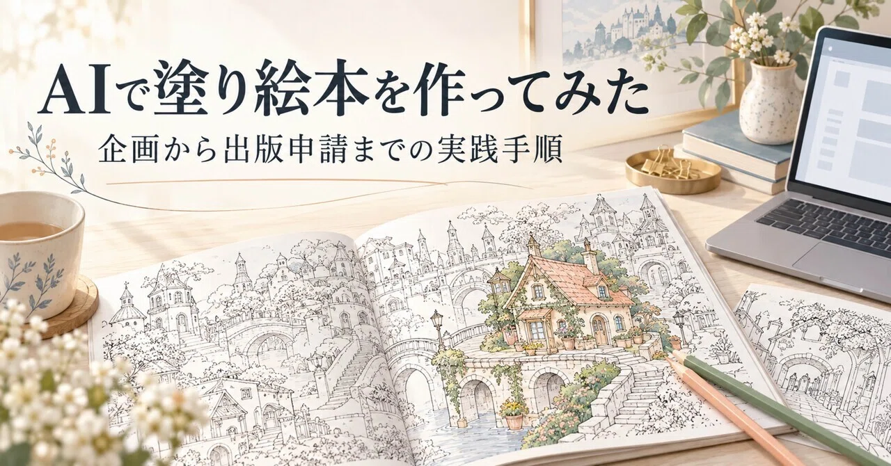 I proceeded to the publication application for a coloring book with AI ...