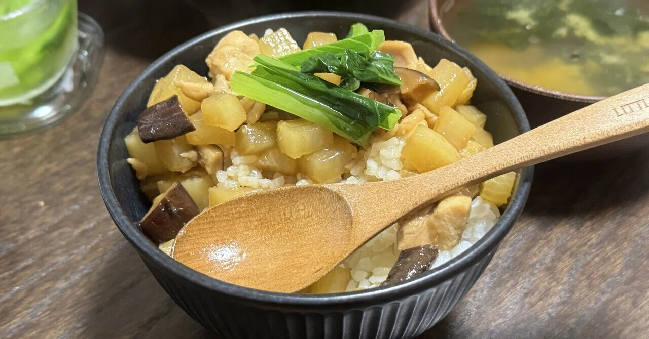 Daikon Radish and Chicken Lu Rou Fan｜さち