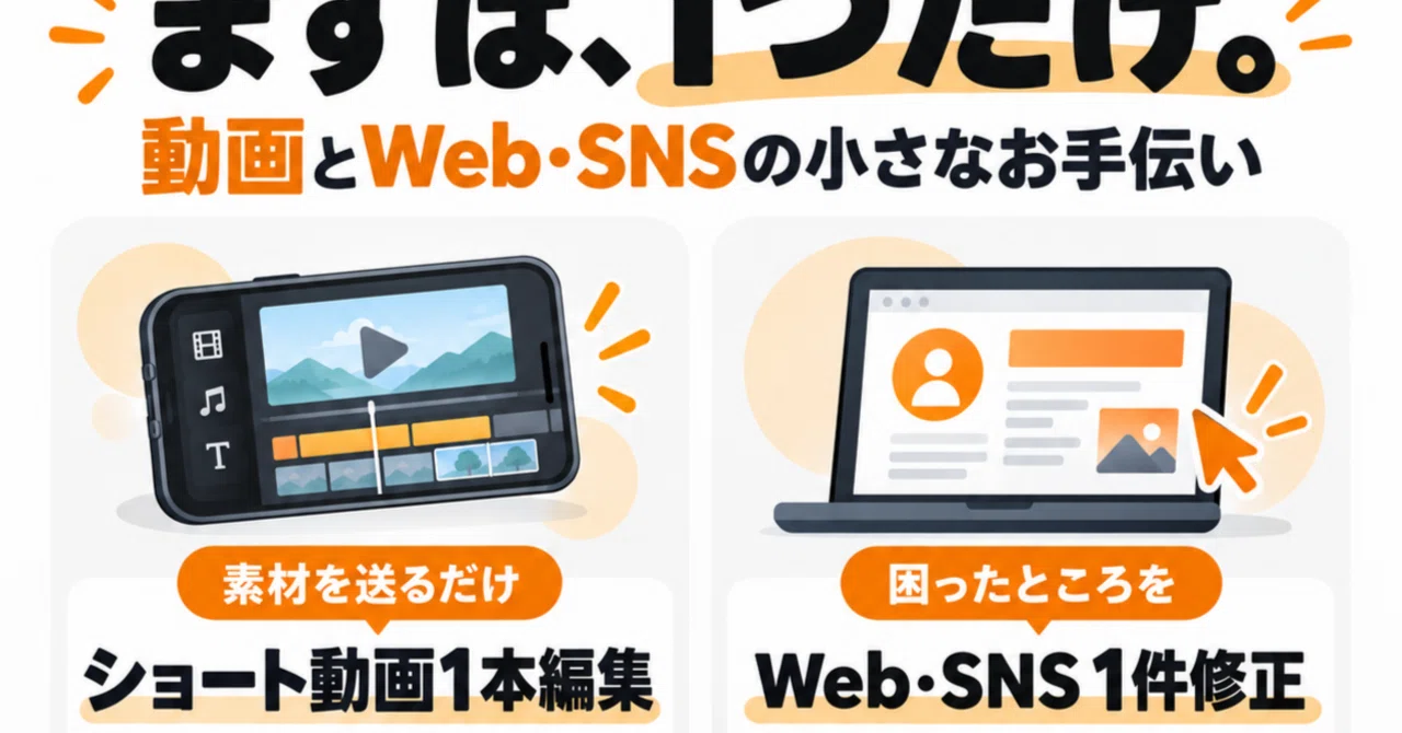 You can request just one video, or specific fixes for your website or ...