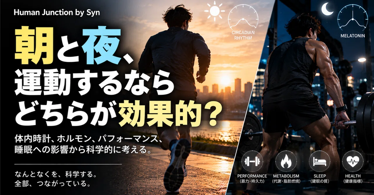 #021 Morning or Night: Which Is More Effective for Exercise?｜Syn