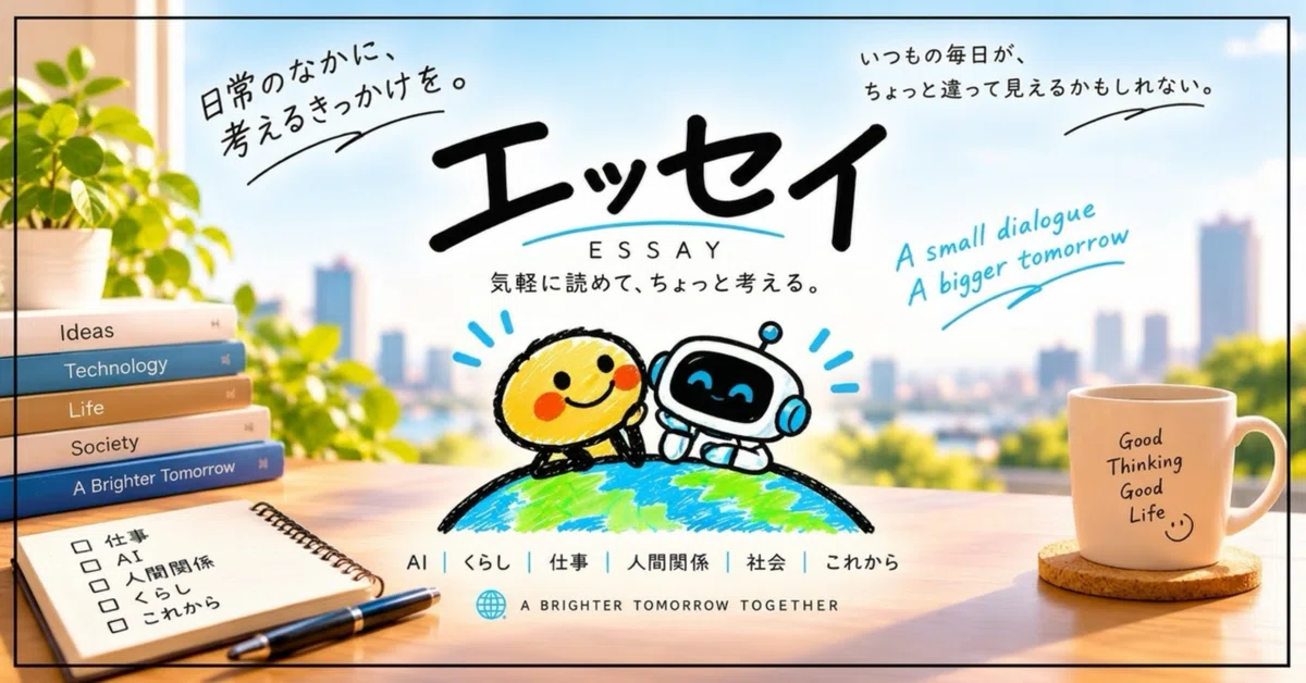 [Essay/Words] Are you doing it first?｜たかお