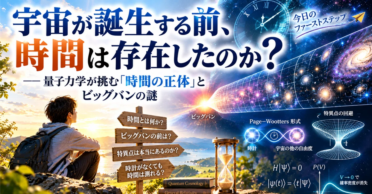 [Today's First Step] Before the universe was born, did time exist ...