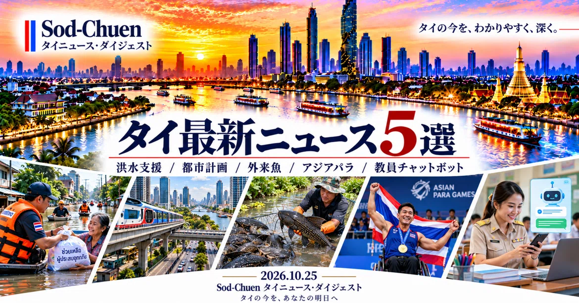 [Top 5 Latest Thailand News] Bangkok flood relief funds transferred to ...