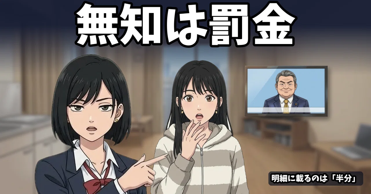 Side Stub Check That deduction, who decides it? Only half is shown on the statement|無知は罰金