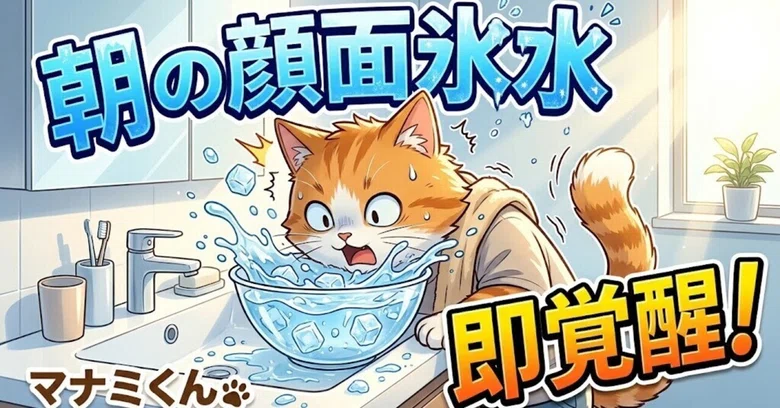 [Manami-kun's Daily Life] The results of incorporating an ice face bath ...