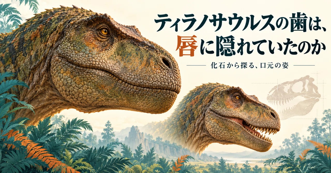 Were Tyrannosaurus teeth hidden by lips?｜kuroda.AI