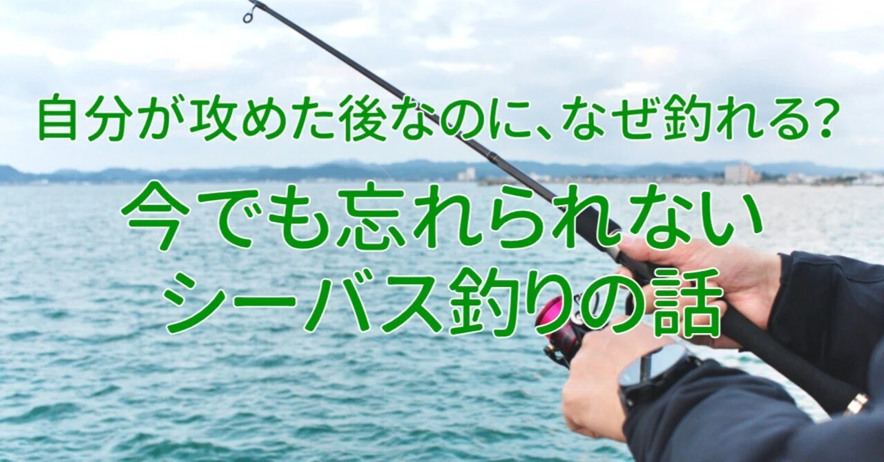 Why do they catch fish after I've already fished the spot? | A sea bass ...