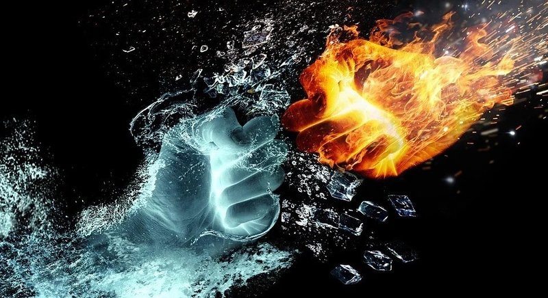 氷と炎の手