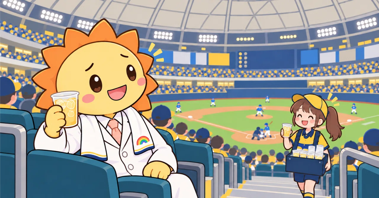 I go to cheer for the Hawks, but I can't focus on the game｜らいおん先生のひとりごと