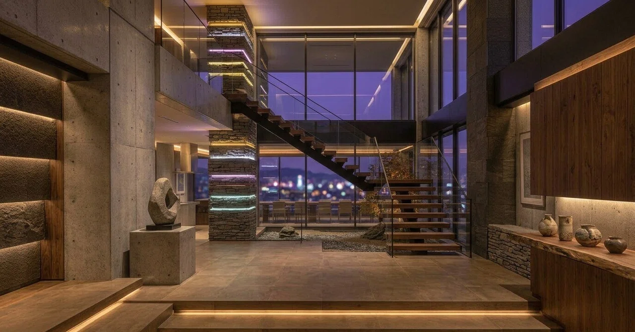 Building Upward. 30-tsubo in Yokohama. A 3-story modern house that ...