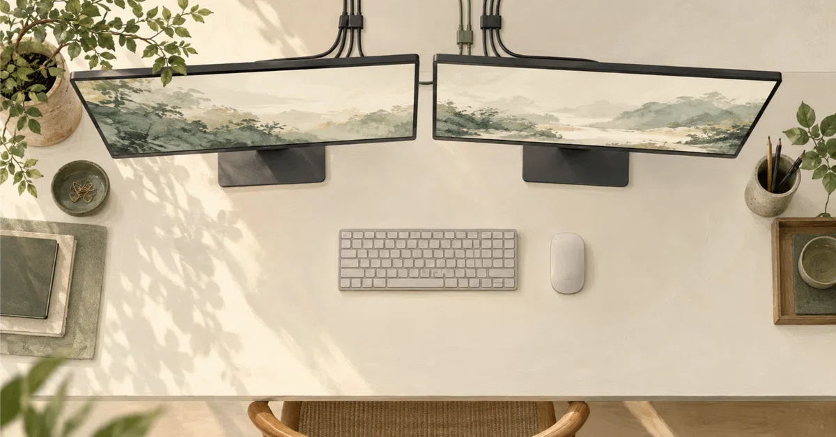 Two sets of keyboards for work and personal use. How to combine them ...