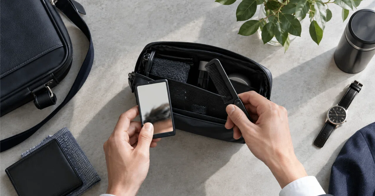 When you want to fix a part messed up by the wind while on the go. What ...