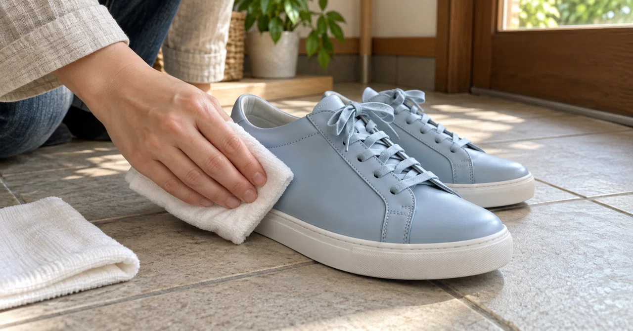 Can synthetic leather sneakers be cared for like leather shoes? Start ...