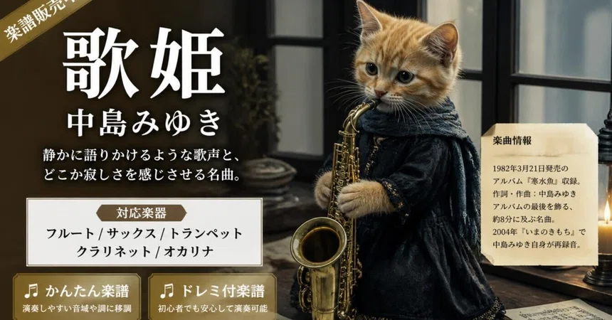Sound Notes 9th 🎵 Sheet music for Miyuki Nakajima's