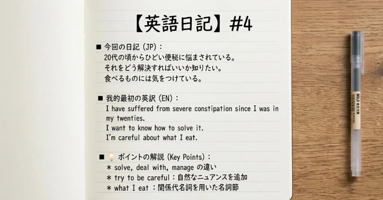 [English Diary] Beginner's Trial and Error and English Writing Process ...