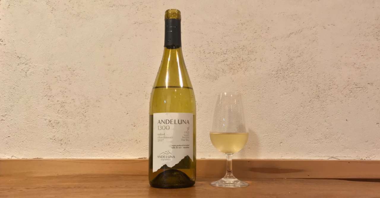Wine ワイン Andeluna Chardonnay 17 エイト 走るワイン愛好家 Note