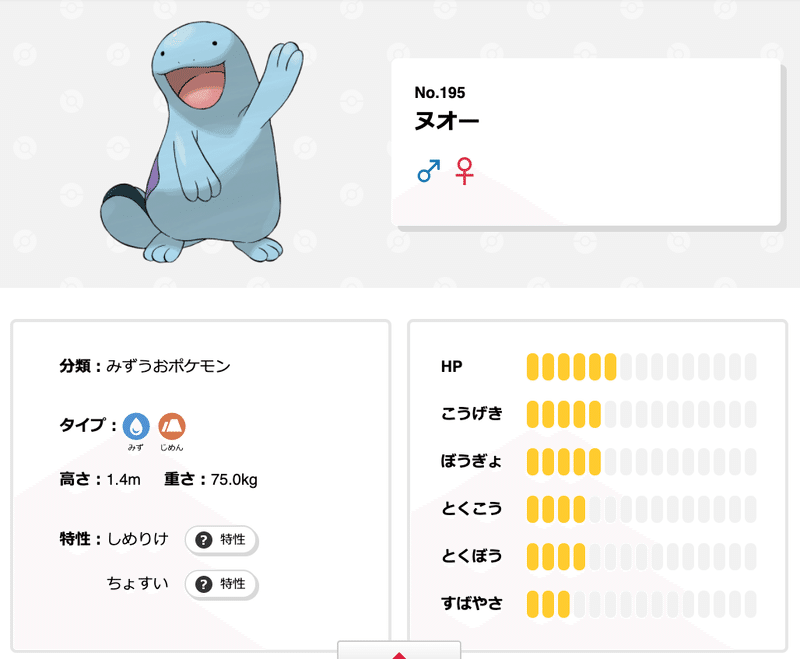 ダブルバトルで最速ヌオー Kaomoji Note