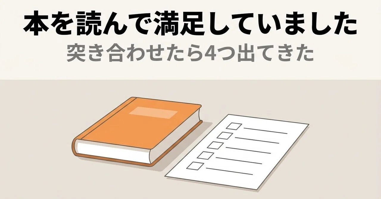 I was satisfied with just reading books | Comparing them with my ...
