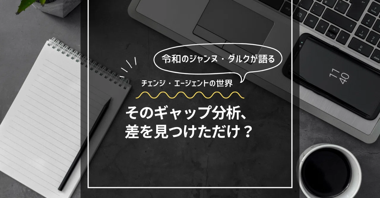 What You Should Really Look for in a Gap Analysis｜Yumiko HIRAI