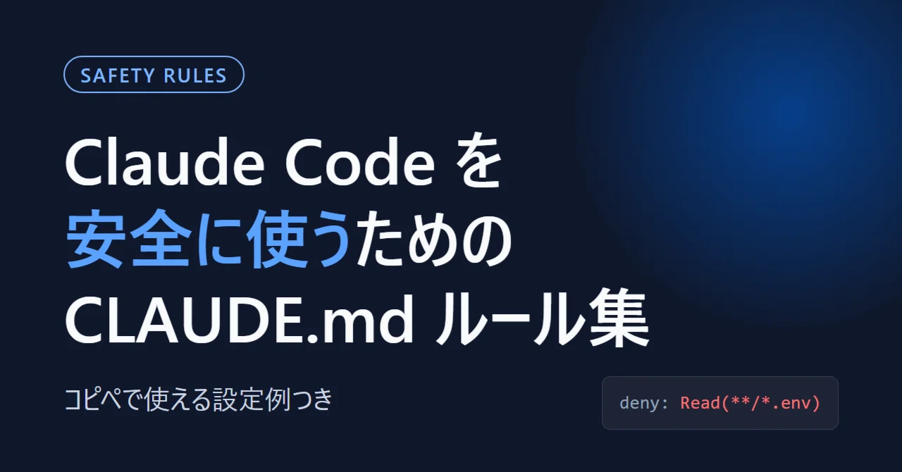 CLAUDE.md Rule Set for Using Claude Code Safely (Includes Copy-Paste ...
