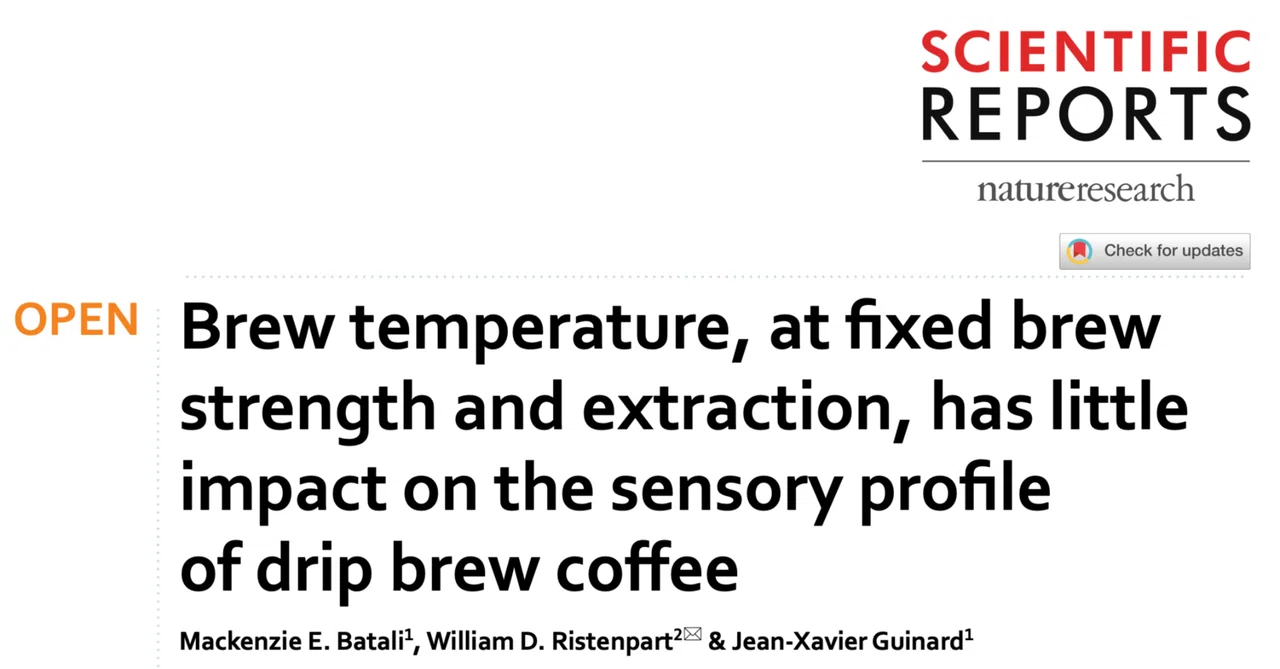 Does coffee taste change when the brewing temperature drops?｜白衣とコーヒー