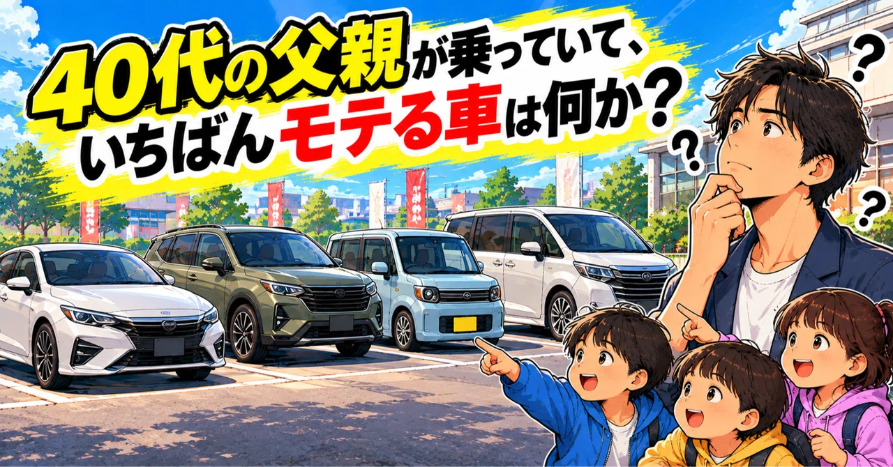 What is the most popular car for a father in his 40s? #003｜きんちゃく｜AI×お金の工夫帖
