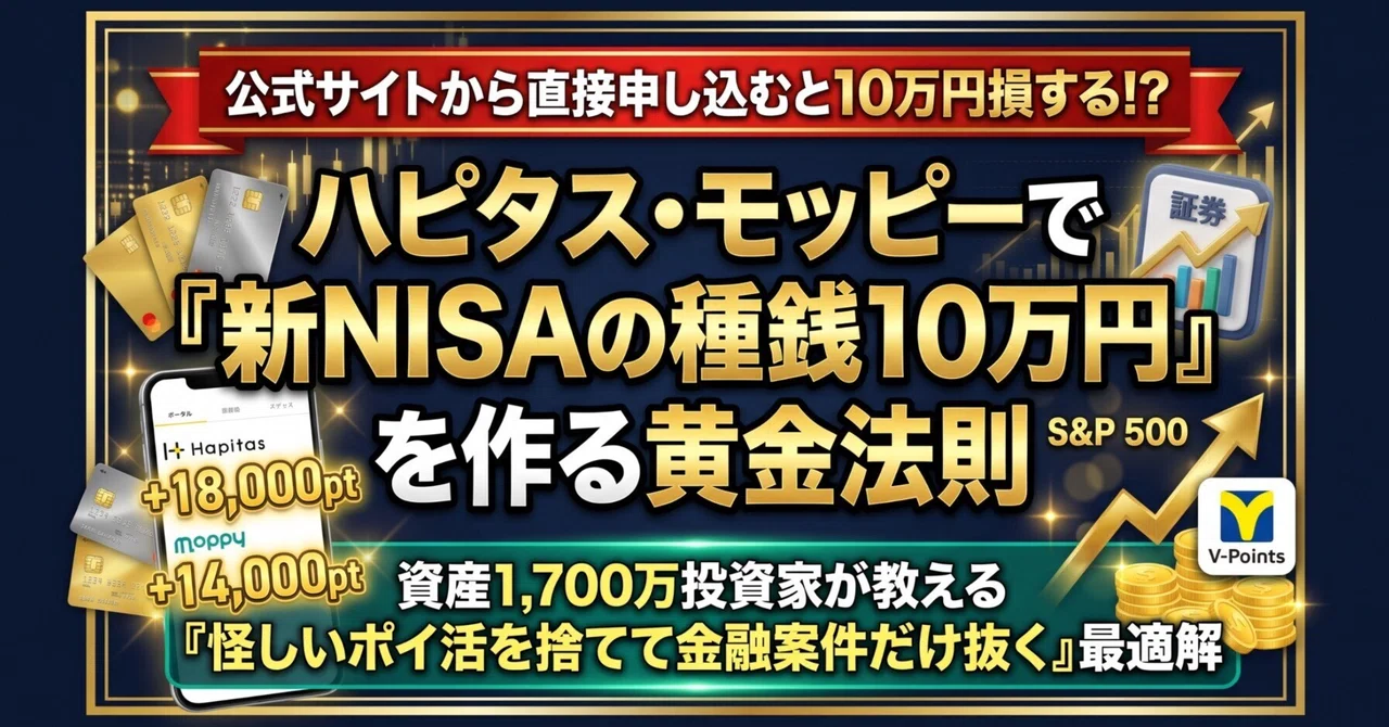 Create 70,000 Yen in Seed Money for New NISA with Hapitas and Moppy ...