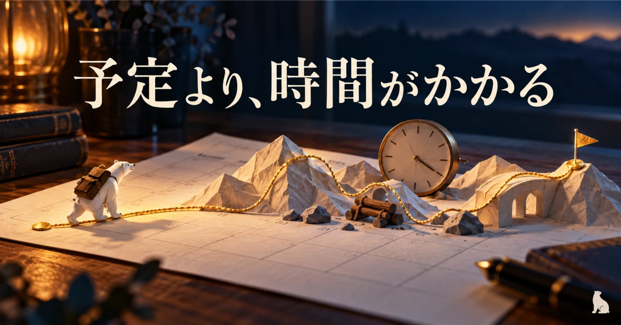 What is missing from the one hour that 'will take one hour'?｜白熊｜ニュースと日々の心理学