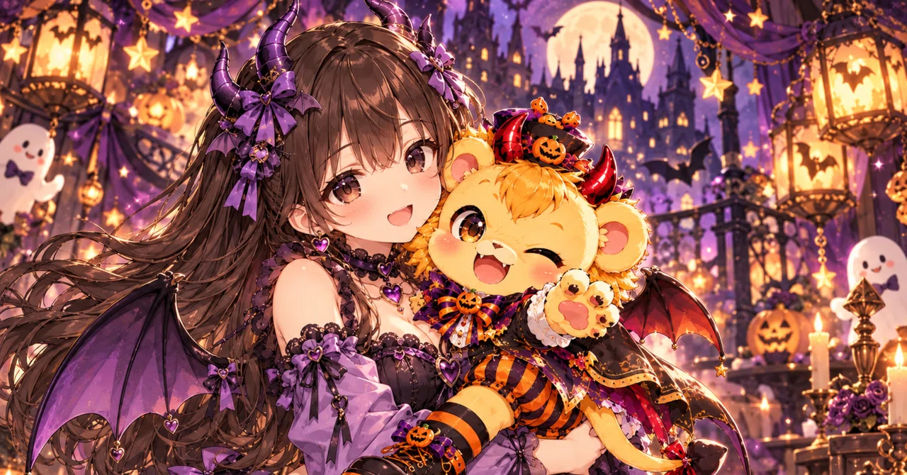 I just wanted a cute little devil to hold Rai-chan, but it turned into ...