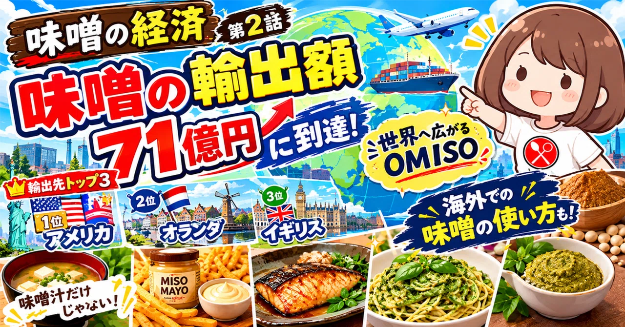 [The Economics of Miso Part 2] Why is it popular worldwide? The ...