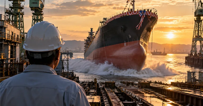 [As an aside] A shipyard without naval architects? — It is people who ...
