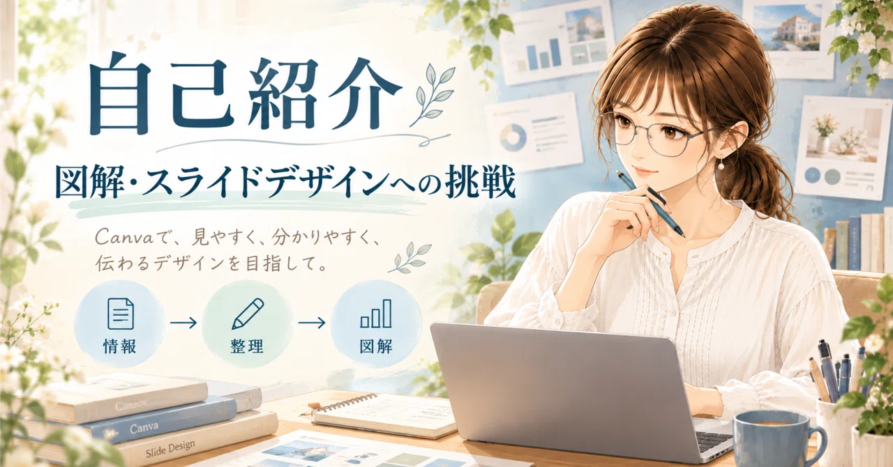 Nice to meet you | A challenge in diagram and slide design｜こんある｜図解・資料デザイン
