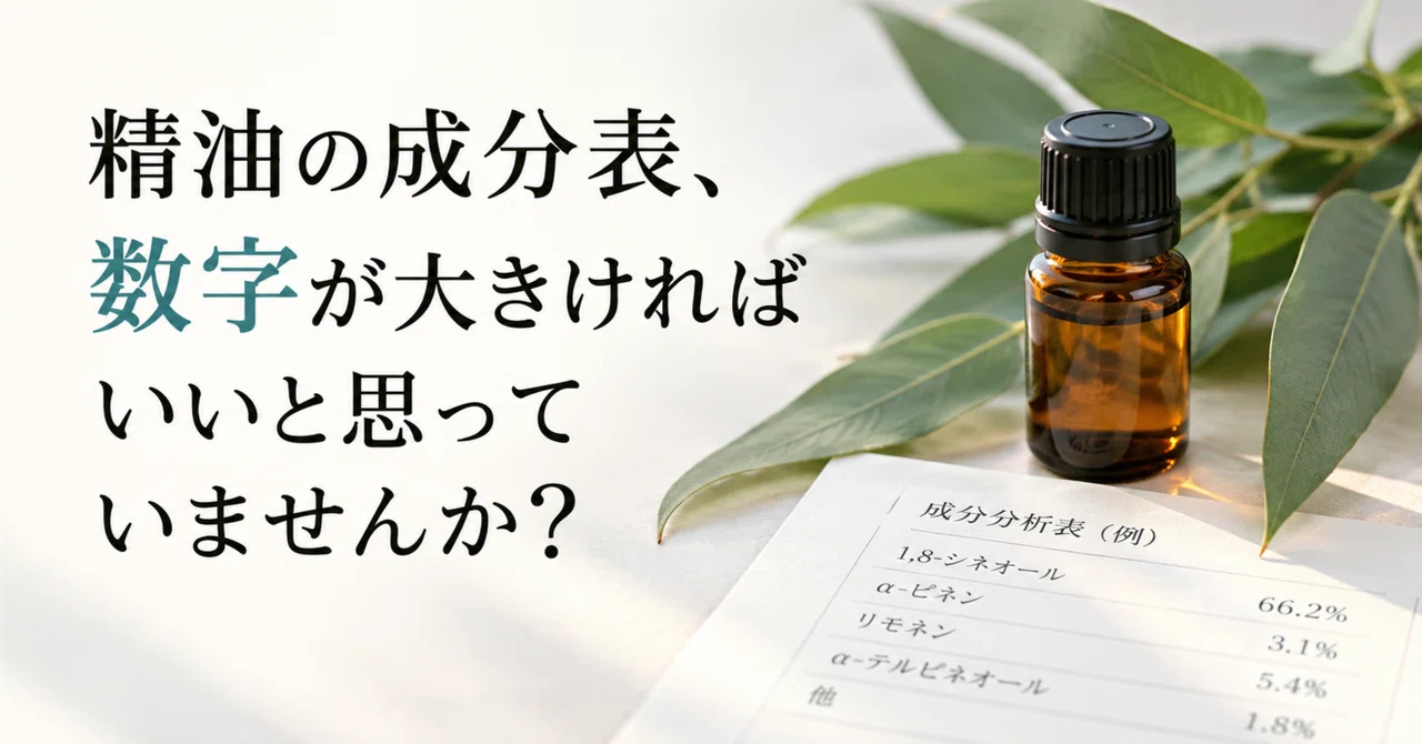 Do you think that when it comes to essential oil component charts ...