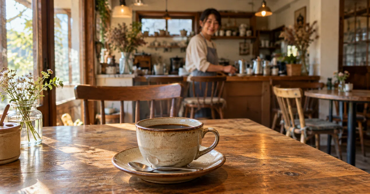 Thanks to a comment on my note, I was able to return to the cafe where ...