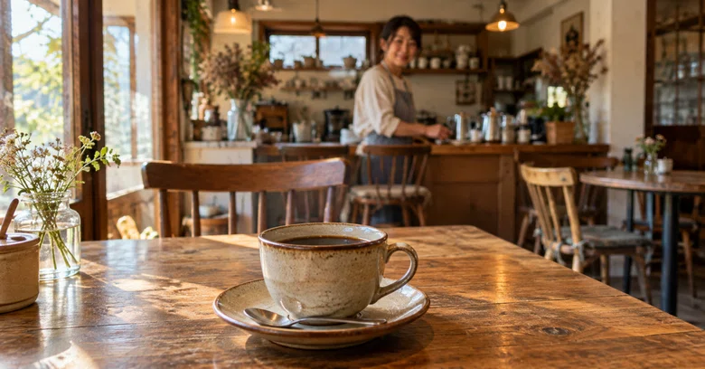 Thanks to a comment on my note, I was able to return to the cafe where ...