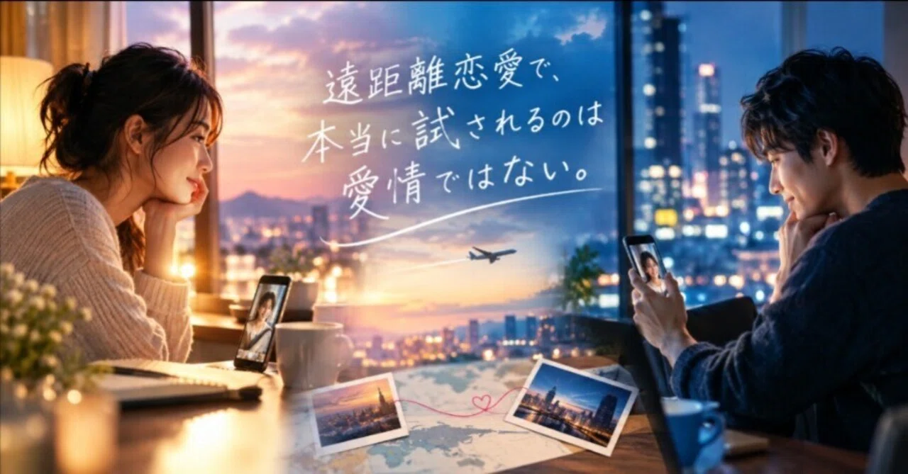 In a long-distance relationship, it is not love that is truly tested｜null