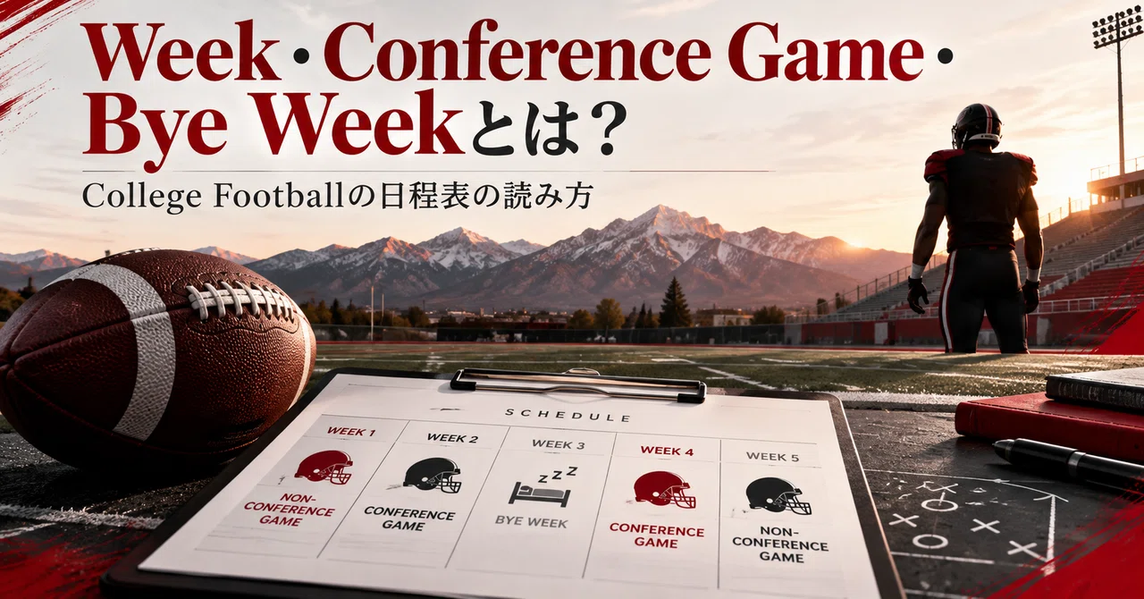 Week・Conference Game・Bye Weekとは？｜コバヤシ