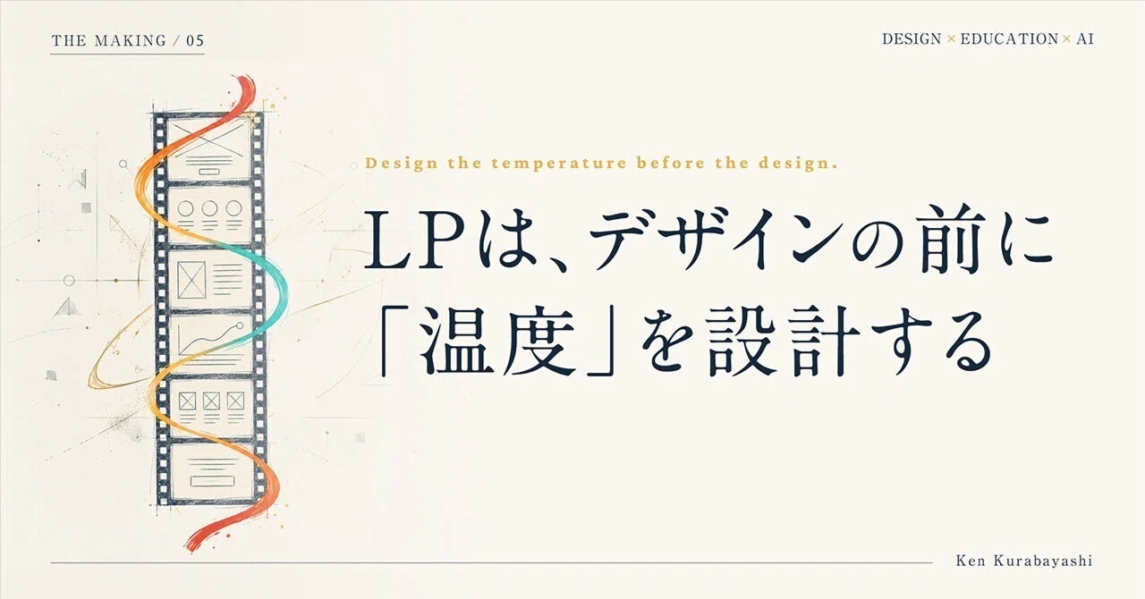 Visualising A Picture For LPs, design the 'temperature' before the design itself|くらけん先生|現役 ...