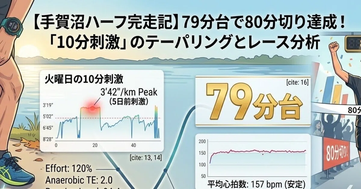 [Teganuma Half Marathon Race Report] Breaking 80 Minutes with a 79 ...