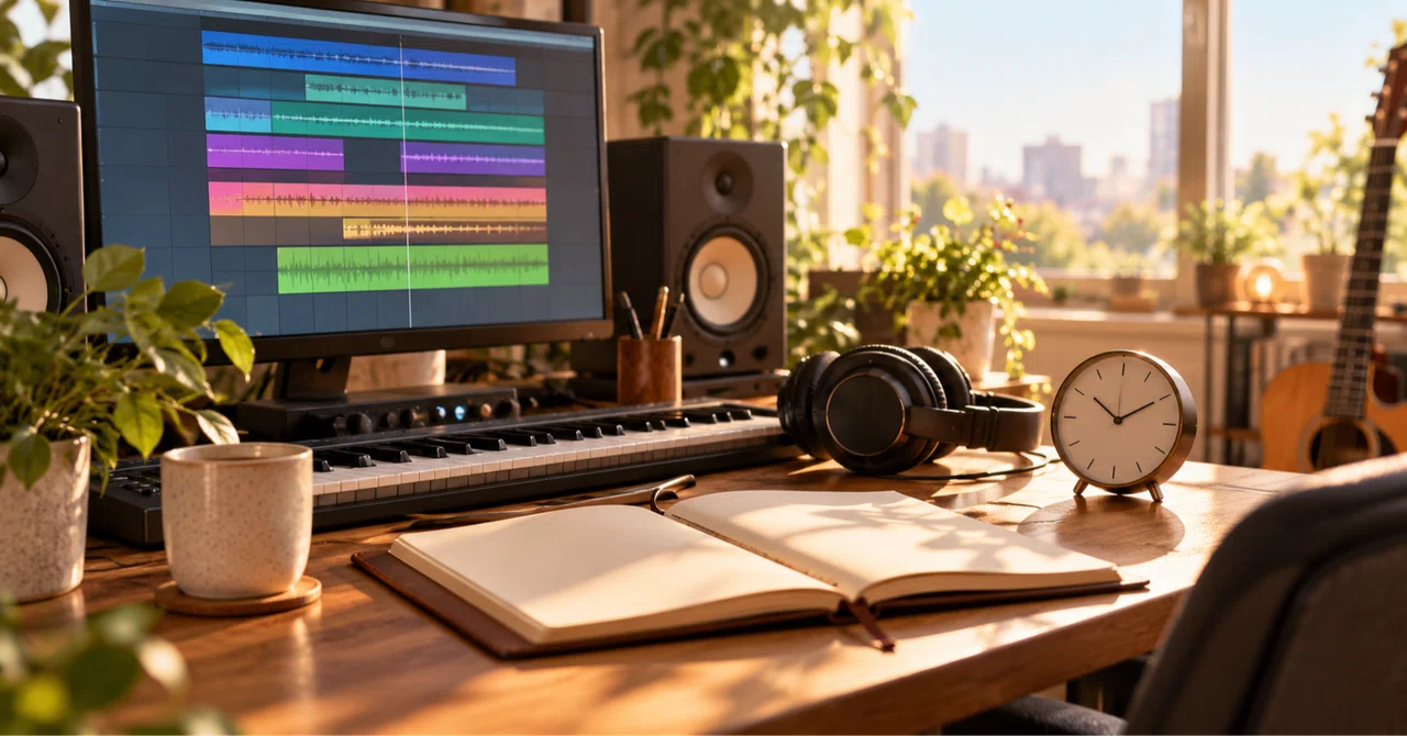 The song is done. I want to make time in today's schedule to finish it ...