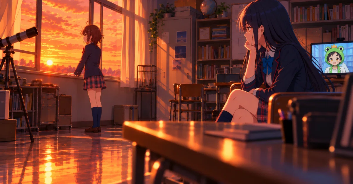 Sunset Rectangle Photo Episode 1 | What Color Does Today's Sunset Look Like?|放課後ドーナノ編集部