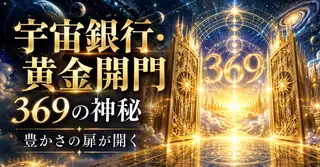 ※宇宙銀行・黄金開門（特典付き）※ニコラ・テスラが追い求めた「369」の神秘！あなたの人生に眠る、豊かさの扉が開かれます！
