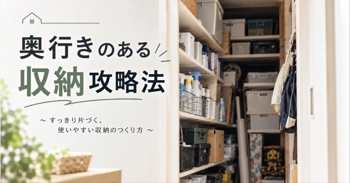 Strategies for Deep Storage｜むぎ｜一級建築士の家づくり記録 日々の記録