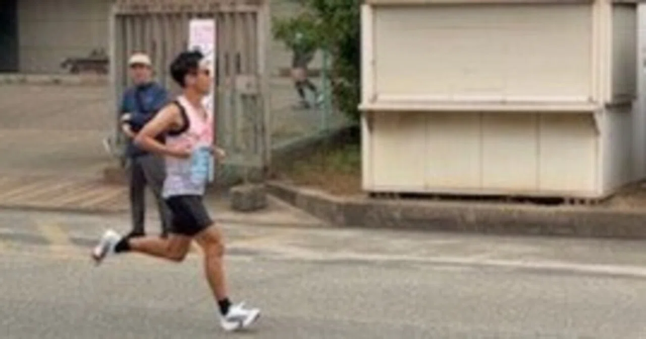 Fukuyama Marathon | I couldn't find the distance markers. But I reached ...